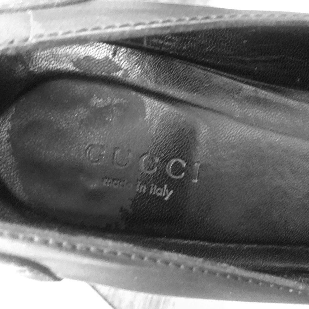 100% Authentic Gucci peep-toe pumps